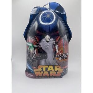Star Wars Revenge Of The Sith General Grievous Figure Exploding Body Sealed 2005